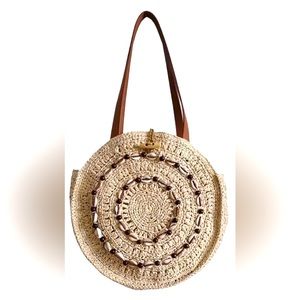 🌺INC International Concepts Melania Shell Circle Tote Bag | Crossbody🌸🌺